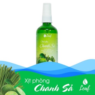 Tinh dầu xịt phòng sả chanh 100ml Leaf
