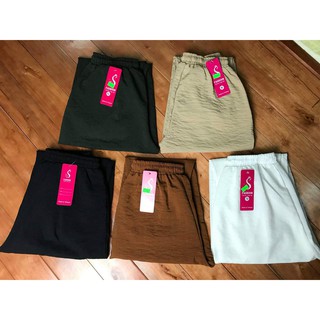 Quần baggy vải đũi lụa dáng dài