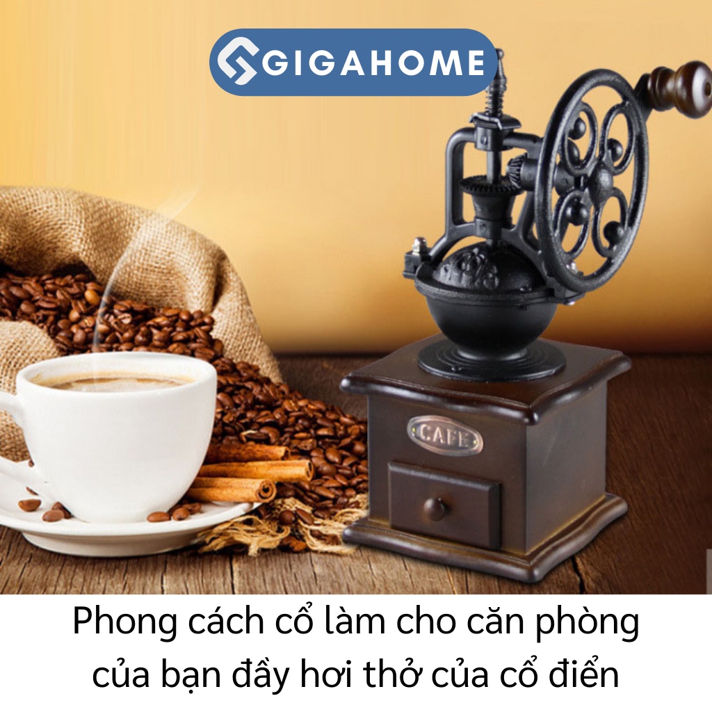 Cối Xay Cà Phê Thủ Công Thiết Kế Phong Cách Cổ Điển GIGAHOME 9972