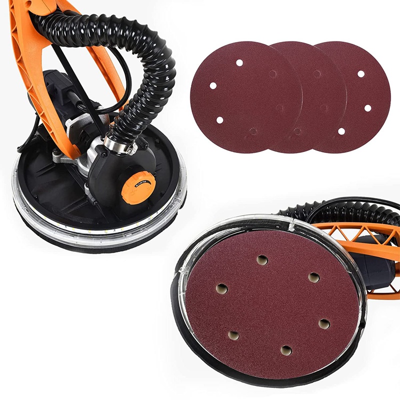 Set 30 Đĩa Chà Nhám 225mm 120 Grit 6 Lỗ Chuyên Dụng