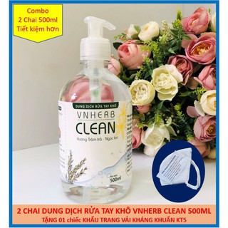 Dung dịch rửa tay khô vnherb clean 500ml