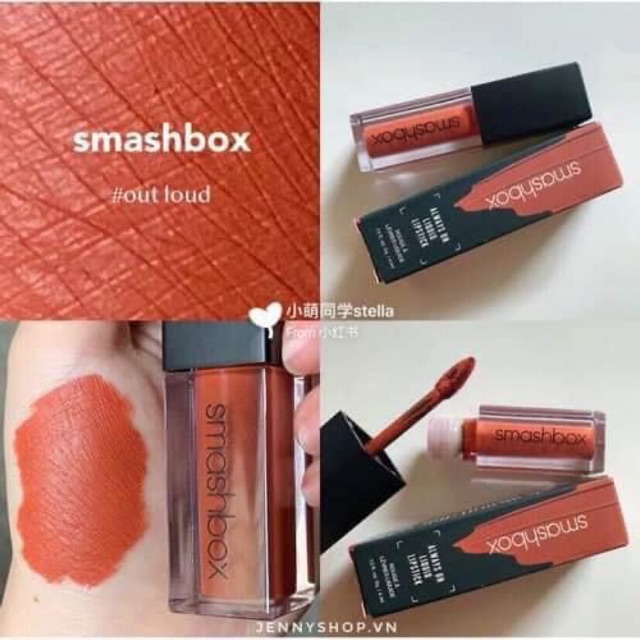 Son kem lì Smashbox Always On Liquid Matte màu Out Loud