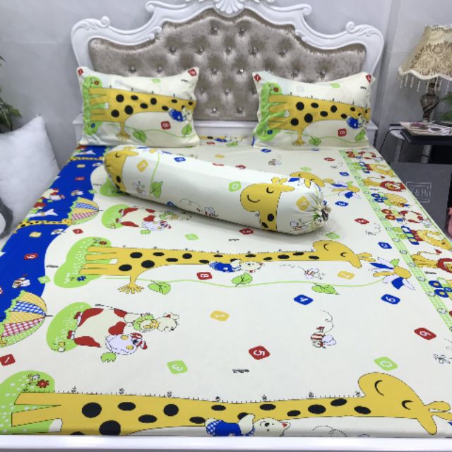 DRAP THUN HÀN QUỐC HOẠT HÌNH CHO BÉ 4 MÓN ( 1 GA + 2 NAM + 1 OM)