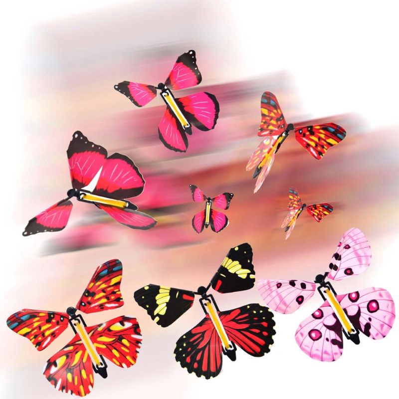 10 PCS Flying  Butterfly Magic Flying Butterfly Card Magic  Surprise Gift Card