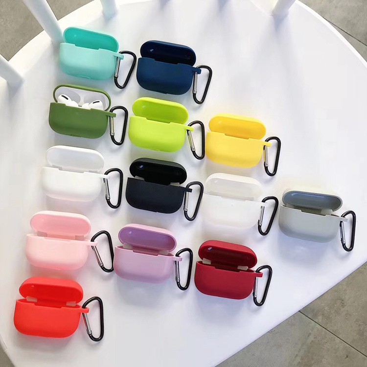 Vỏ Ốp case Airpod Đựng Tai Nghe Airpods Pro Nhiều Màu Cute Chất Liệu Silicon Cao Cấp Hàng Loại 1 Dày Dặn