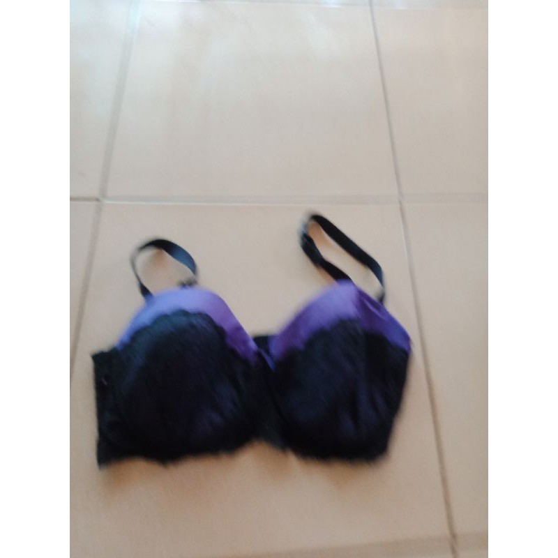 áo ngực phối ren màu đen và tím size 38-44