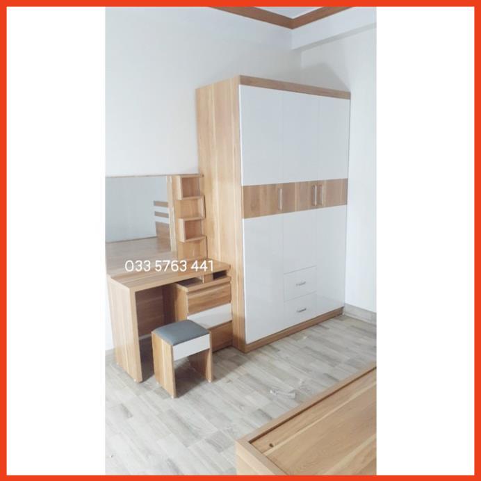 Bộ nội thất phòng ngủ gỗ MDF dày 17mm miễn phí vận chuyển và lắp đặt nội thành Hà Nội !