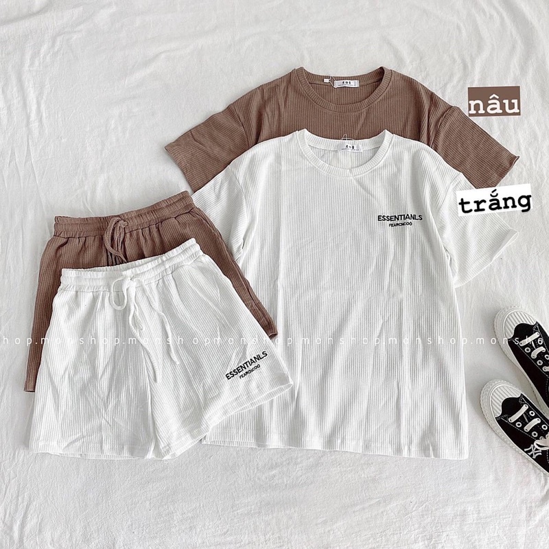 Set bộ thể thao thêu logo