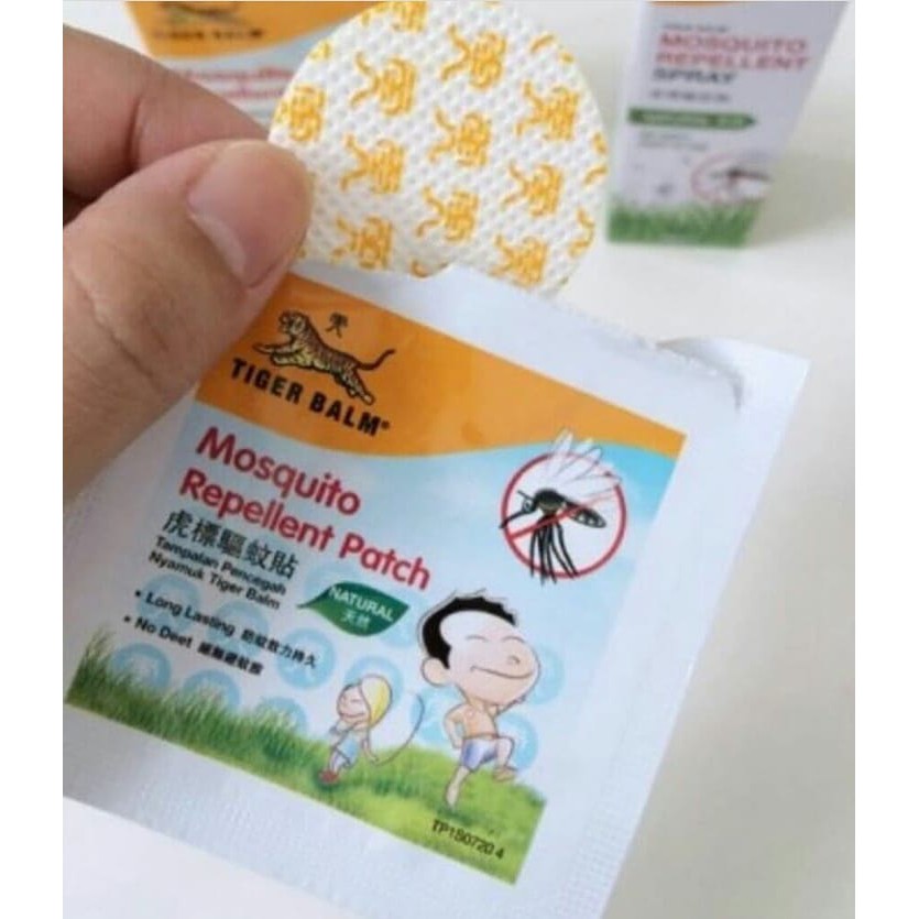 Miếng Dán Chống Muỗi Cho Bé - Tiger Balm Mosquito Repellent Patch Thái Lan