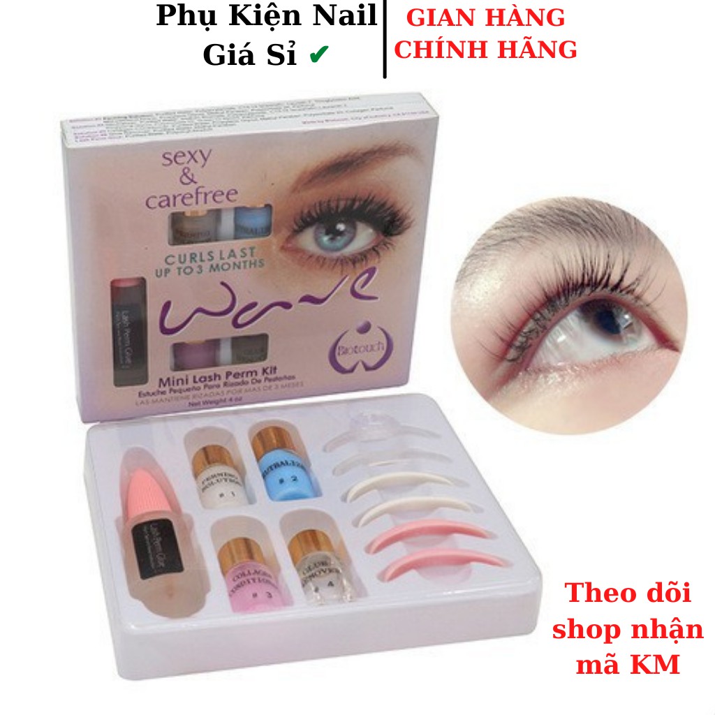 Bộ Uốn Mi Wave Mỹ 6D Collagen Cao Cấp BIO TOUCH