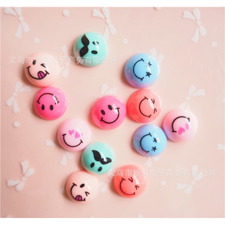 Jibbitz biểu tượng các icon emotion mặt cười nhỏ xinh gắn dép sục Crocs