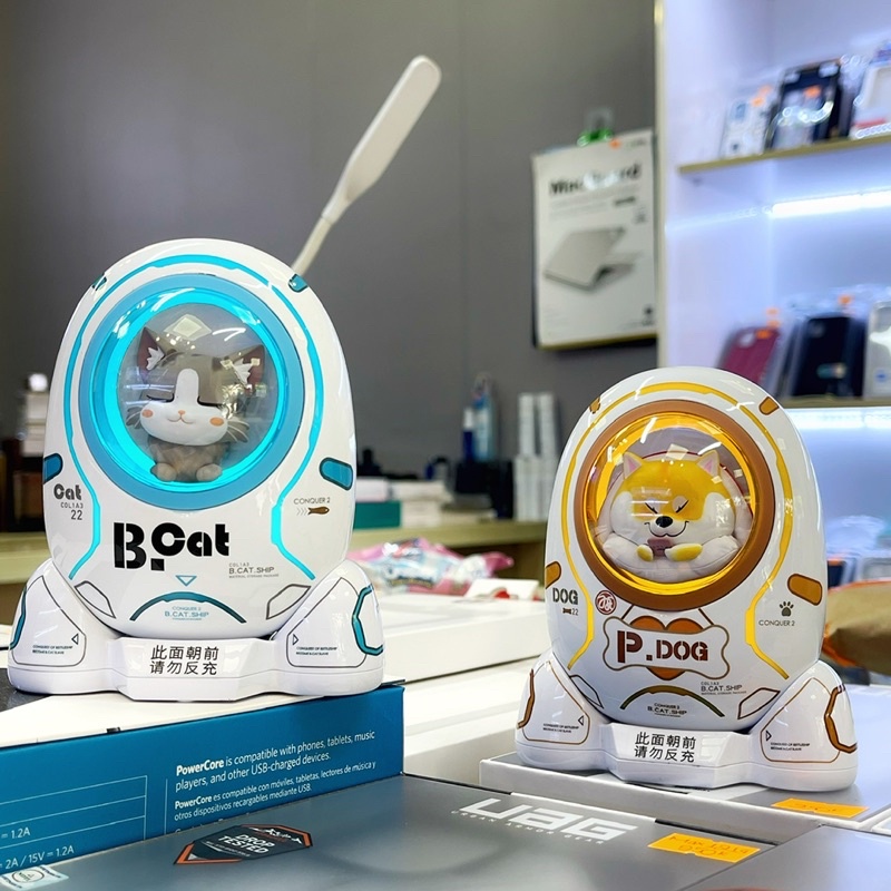 combo pin Sạc dự phòng 5 mặt cao cấp power bank P.Dog  dung lượng 10.000mAh tại nguyễn gia group: