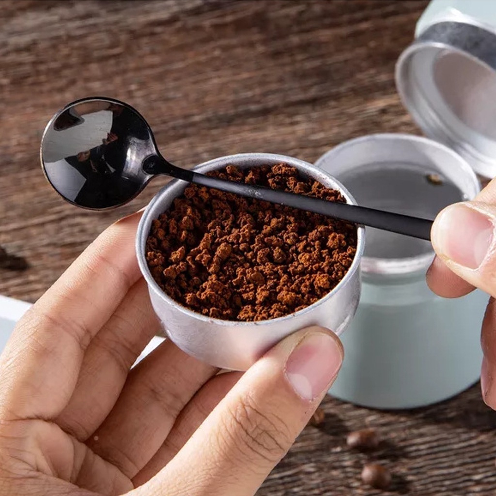 Ấm Pha Coffee Kiểu Ý Tiện Lợi Ấm, - Bình pha Cà Phê Moka Espresso Tại Nhà