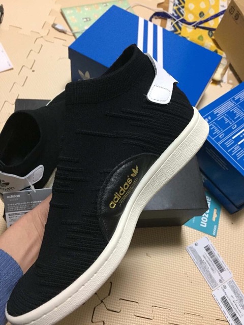 Giày adidas stan smith sock pk sz 38 dài chân 23,5 cm