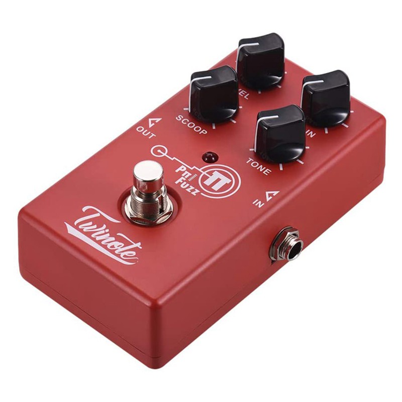 Twinote Pπ FUZZ Analog ern Fuzz Guitar Effect Pedal Processsor Full Metal Shell Guitar Accessories