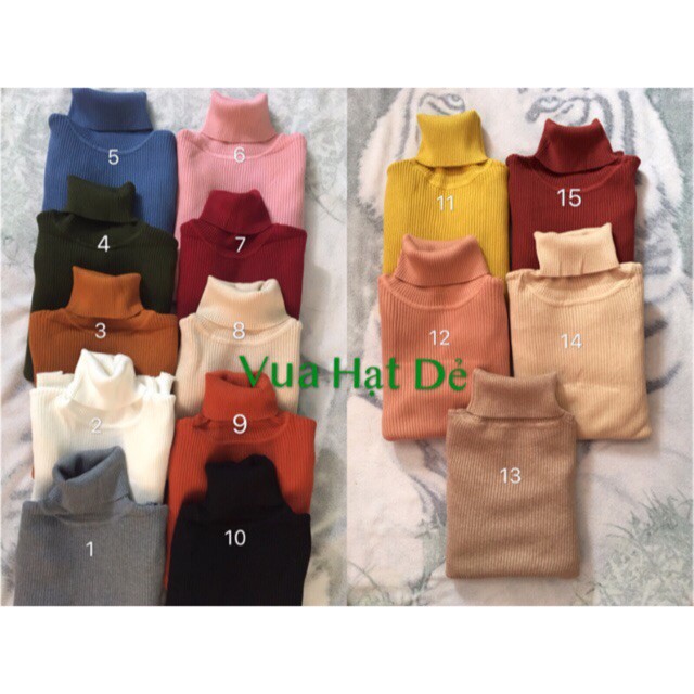 Áo len gân nữ cổ bẻ loại 1 | BigBuy360 - bigbuy360.vn