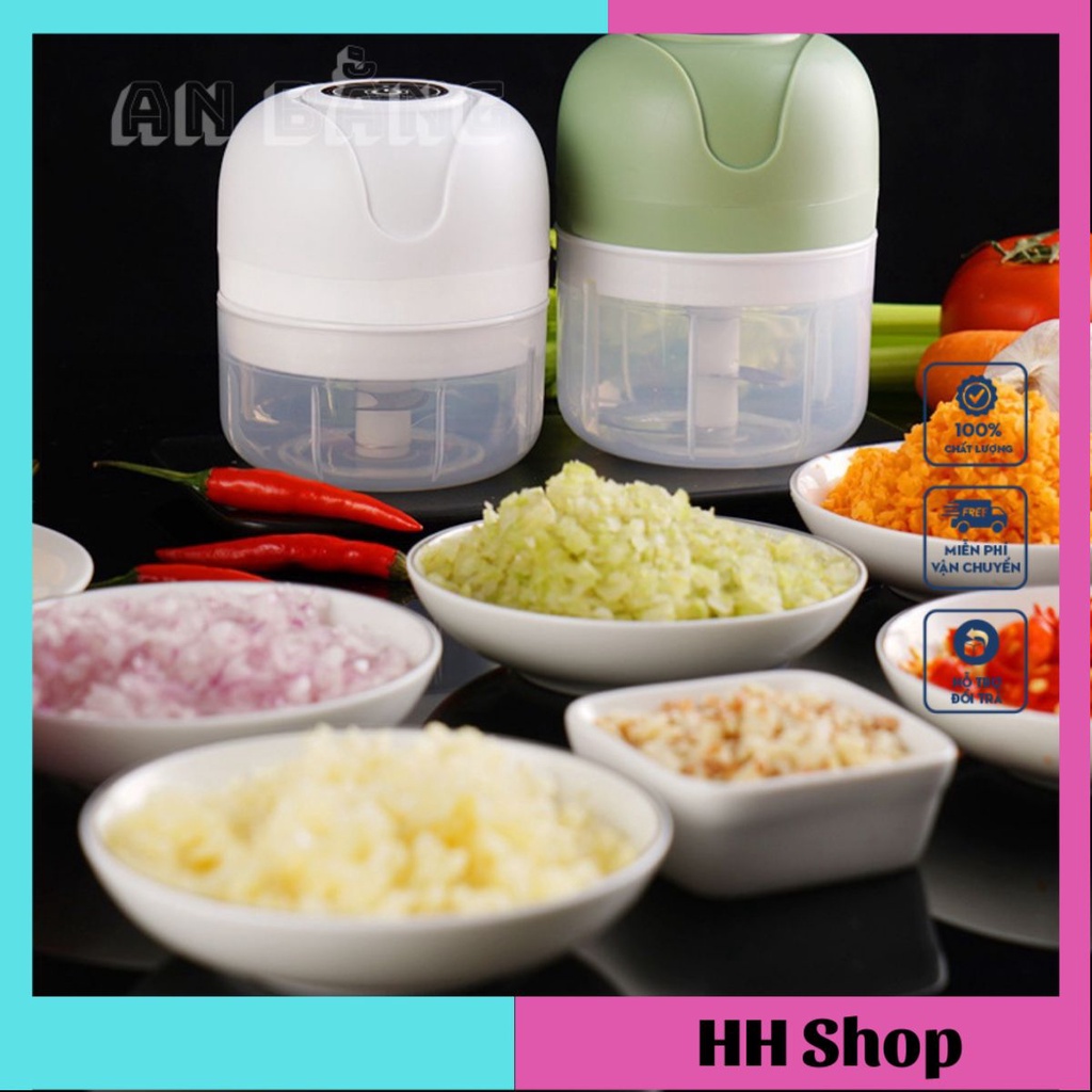 thể tích 250ml - Máy xay mini cầm tay có cổng sạc Usb hhshop