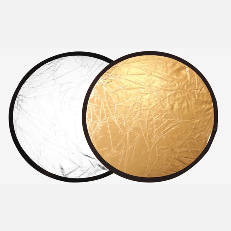 Tấm hắt sáng, tản sáng mặt vàng, mặt bạc 2 trong 1 đủ size - VẢI GÂN