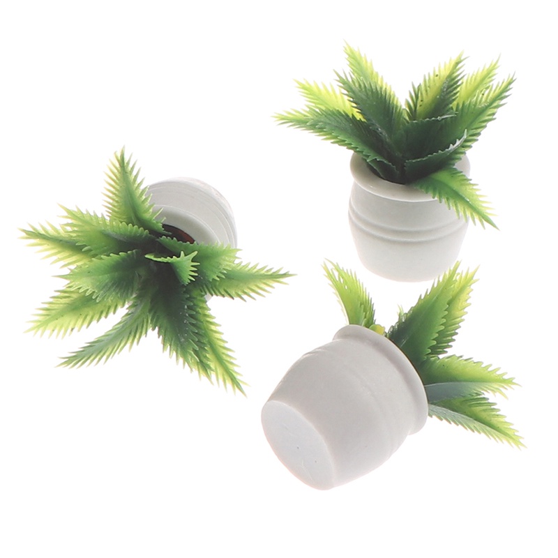 1 Mô Hình Chậu Xanh Trang Trí Nhà Búp Bê Tỉ Lệ 1: