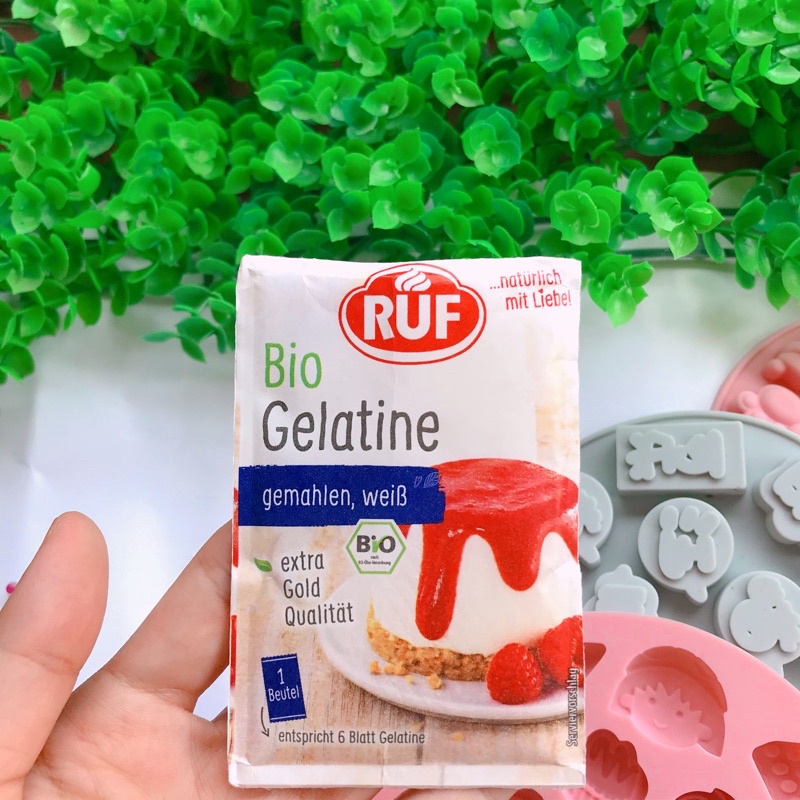 Gelatine vô cơ/Hữu cơ/Bột pudding/ Bột nở hữu cơ chế biến bữa phụ cho bé