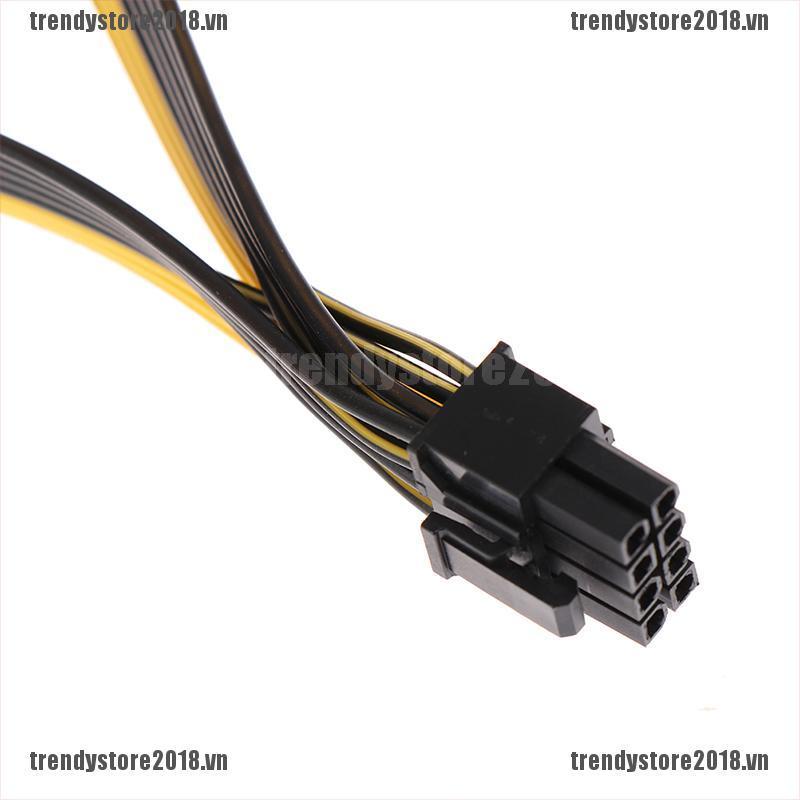 Dây Cáp Chuyển Đổi Atx 8pin Male Sang Dual Pcie 2x 8 Pin (6 + 2) Male | BigBuy360 - bigbuy360.vn