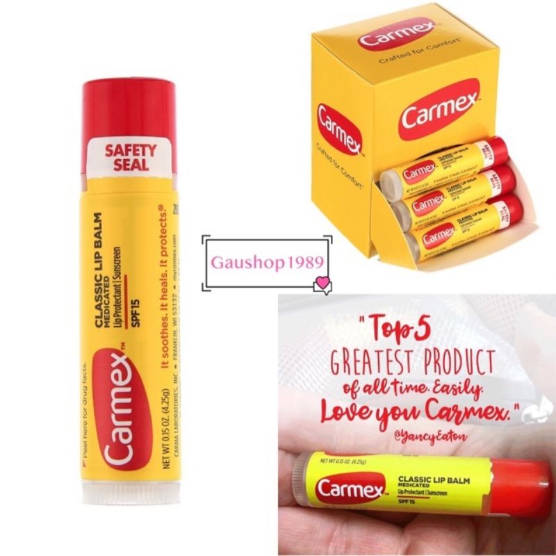 THỎI LẺ SON DƯỠNG MÔI CARMEX CLASSIC LIP