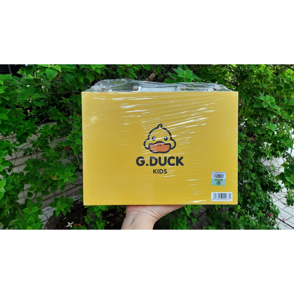 Hộp Vali Màu Vẽ G-DUCK Vịt Vàng 67 Chi Tiết Tiện Dụng… Xịn Sò Cho Bé