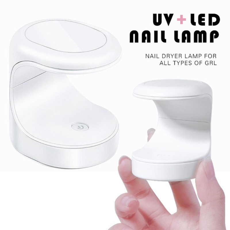 Đèn LED UV Sấy Khô Móng Tay Móng Chân Kèm Sạc USB Tiện Dụng