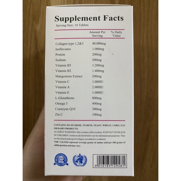 Viên uống đẹp da collagen 40.000mg USA- hết nám da, làm căng mịn, mờ nếp nhăn