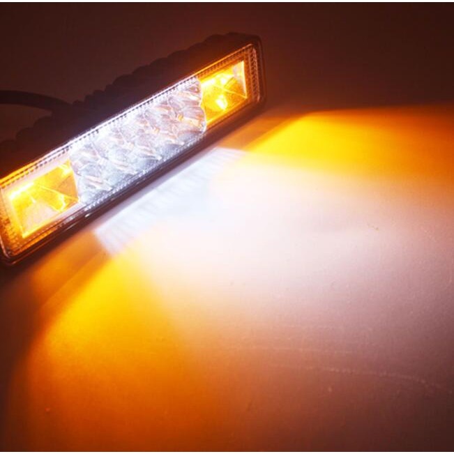 1 Thanh Đèn led 48W 12-24V IP67 Ánh Sáng Trắng Dành Cho Xe JEEP Offroad 4x4 ATV SUV