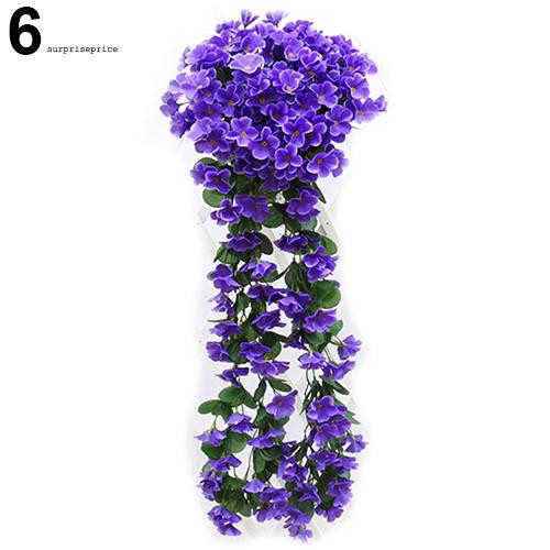 Dây hoa Violet giả sinh động trang trí đa năng