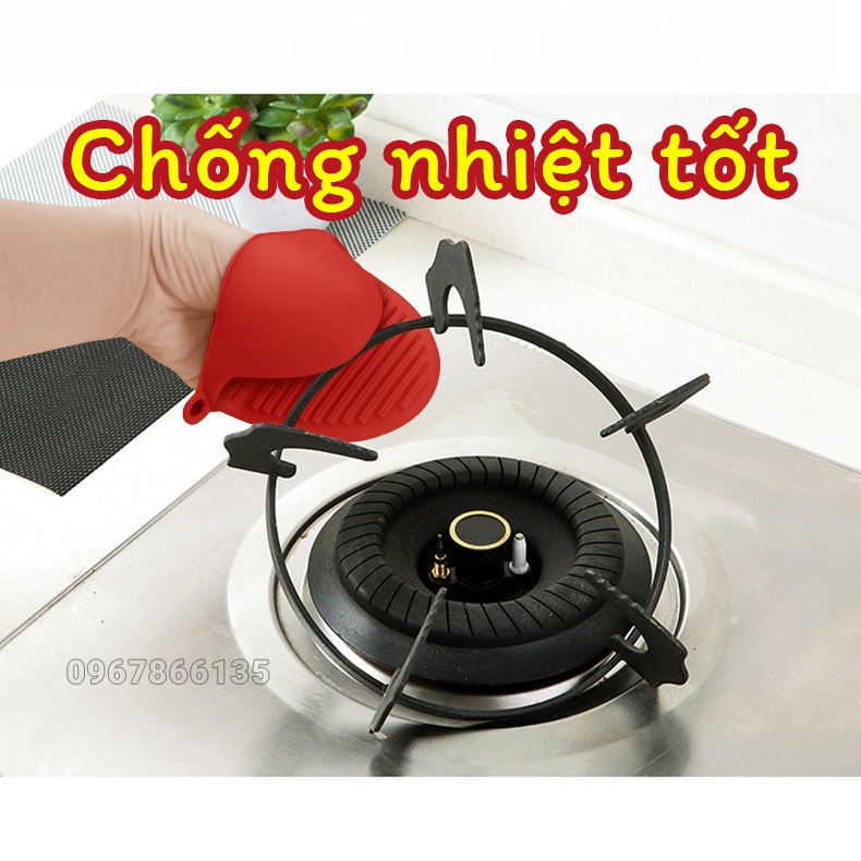 Bộ Miếng Nhấc Nồi Silicon Chống Chịu Nhiệt Cao