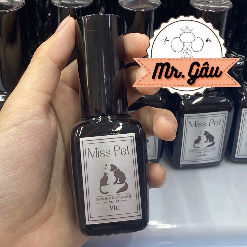 Nước hoa dưỡng lông cao cấp Miss Pet mùi siêu sang chảnh cho chó mèo