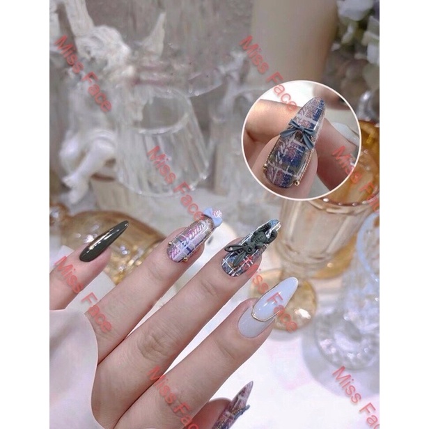 Set nhũ dạ tuyết rắc móng-nhũ trang trí nail