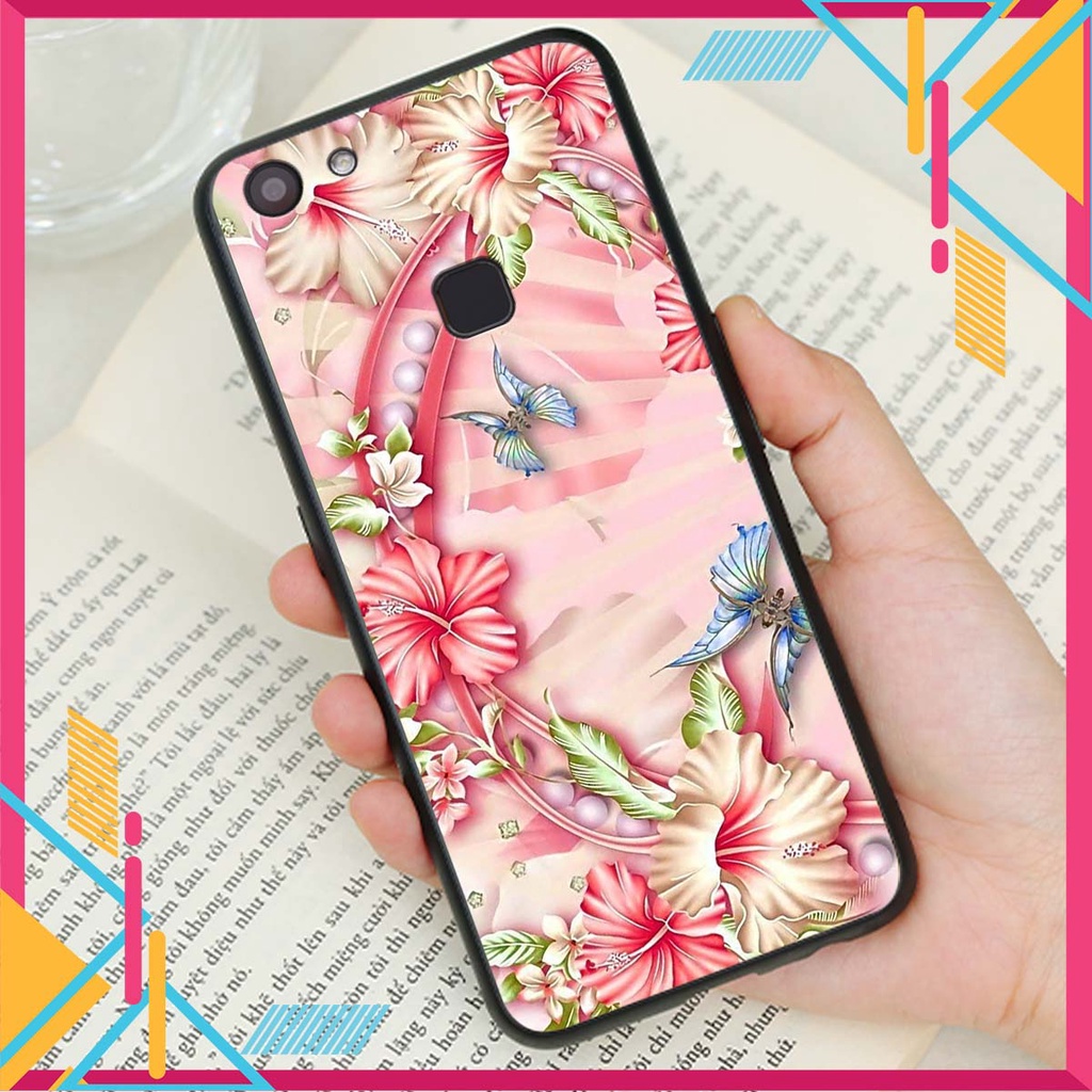 Ốp lưng Vivo V7 / V7 PLUS in hình hoa xinh xắn, hiện đại , thời trang ,phong cách