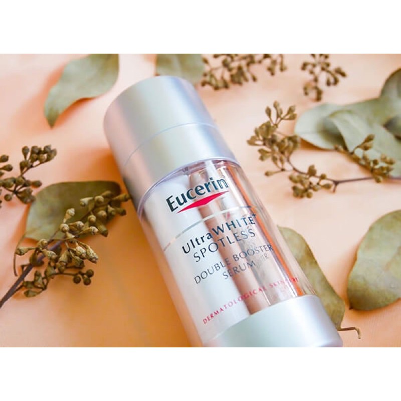 (Date 08/2023) Tinh Chất Dưỡng Trắng Da, Mờ Thâm Nám Eucerin Ultra White Double Booster Serum 30ml