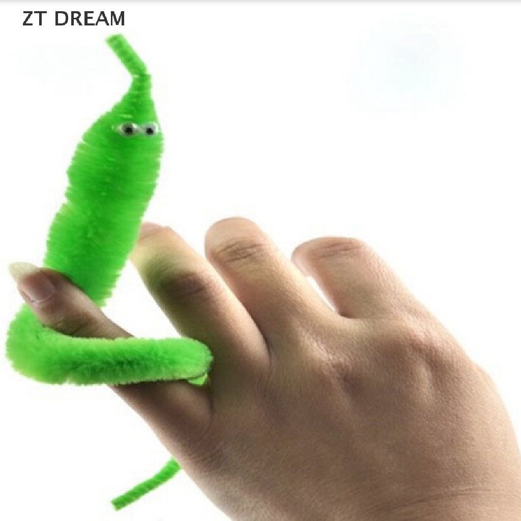 ZTD 1 X Magic Twisty Fuzzy Worm Wiggle Moving Sea Horse Kids Trick Toy 07