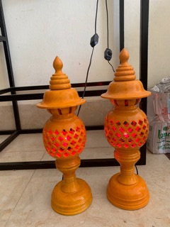 Đèn thờ tổ ong cao 36,41,48