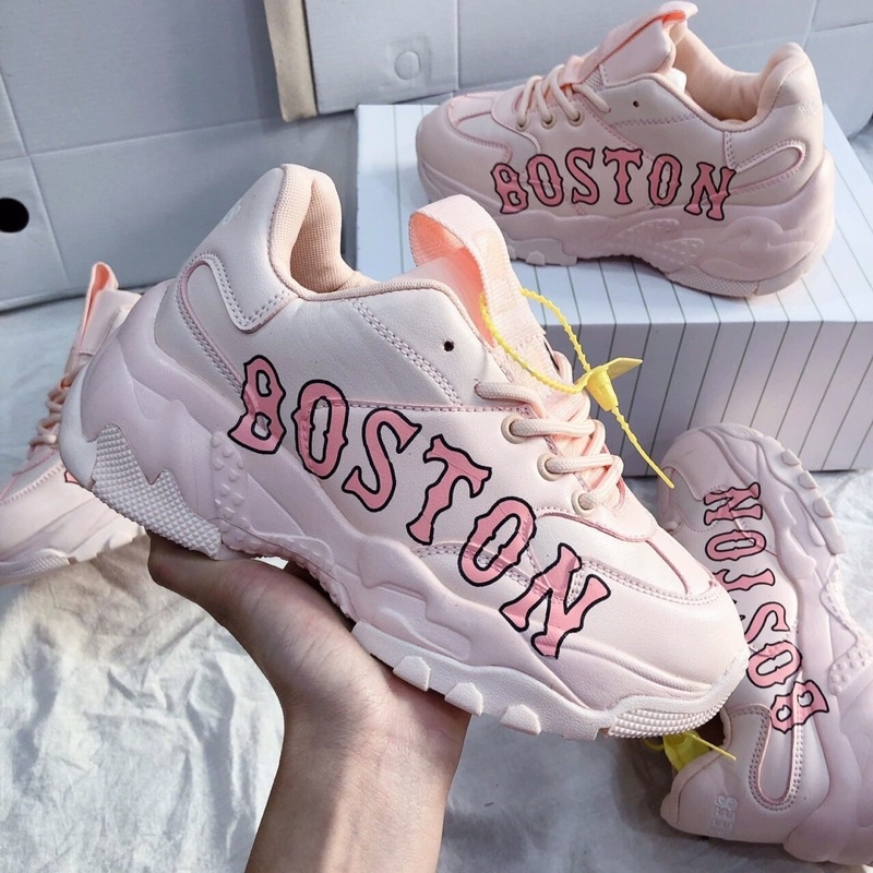 Giày MLB Hồng Boston ảnh thật