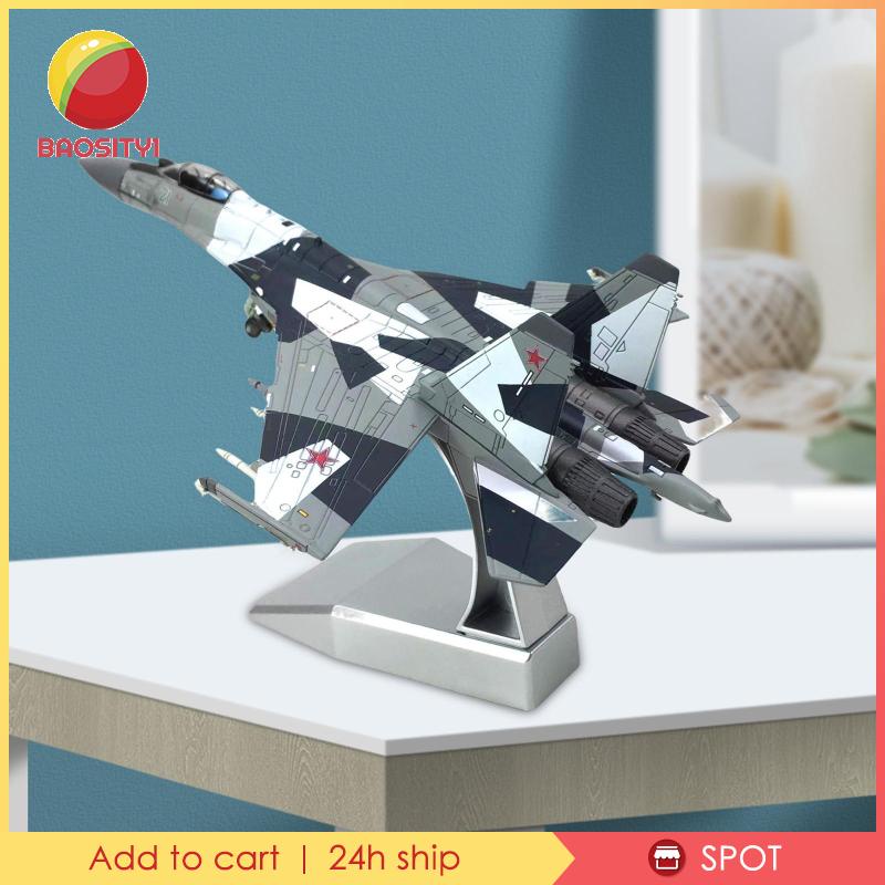 Mô Hình Máy Bay Chiến Đấu SU-35 Với Giá Đỡ Tỉ Lệ 1/100