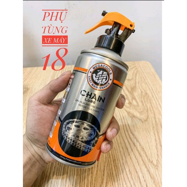 Chai xịt dưỡng sên megacool loại xịn
