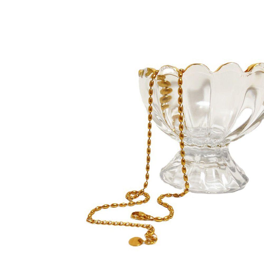 Vòng Cổ Xỏ Hạt Gạo Phong Cách Cổ Điển Dành Cho Nữ