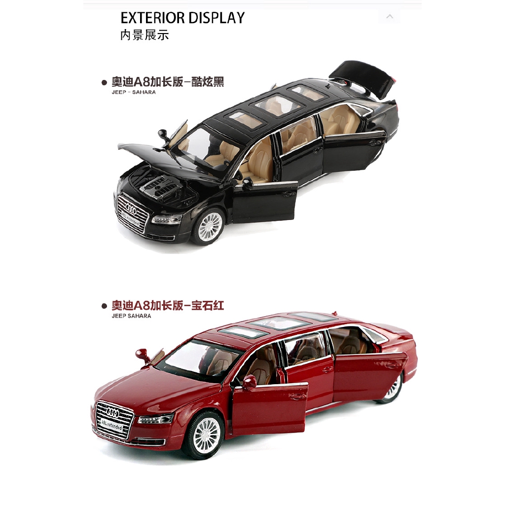 1:32 Audi A8L simulation alloy car model children's toy car