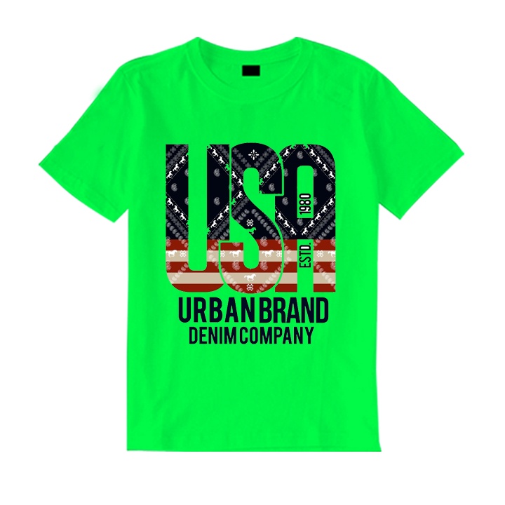 Áo Thun Nam Nữ USA  Tay Ngắn Vải Thun Cotton Mềm Mịn