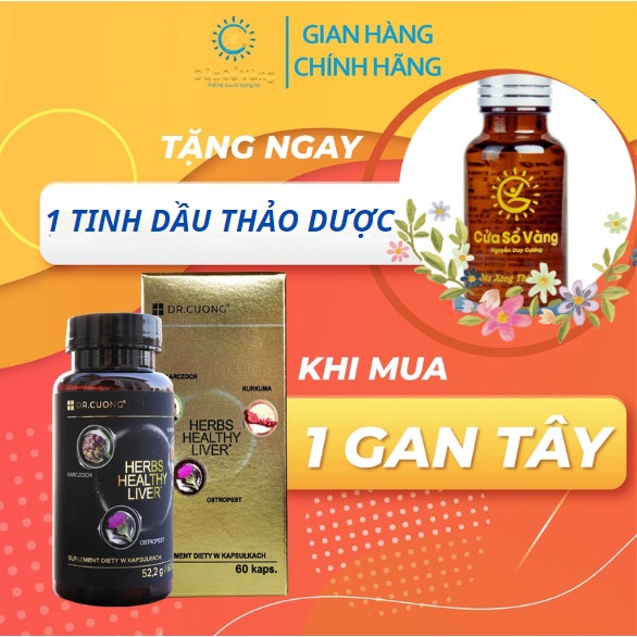 Herbs Healthy Liver – Hỗ Trợ Tăng Cường Chức Năng Gan tặng 1 tinh dầu csv