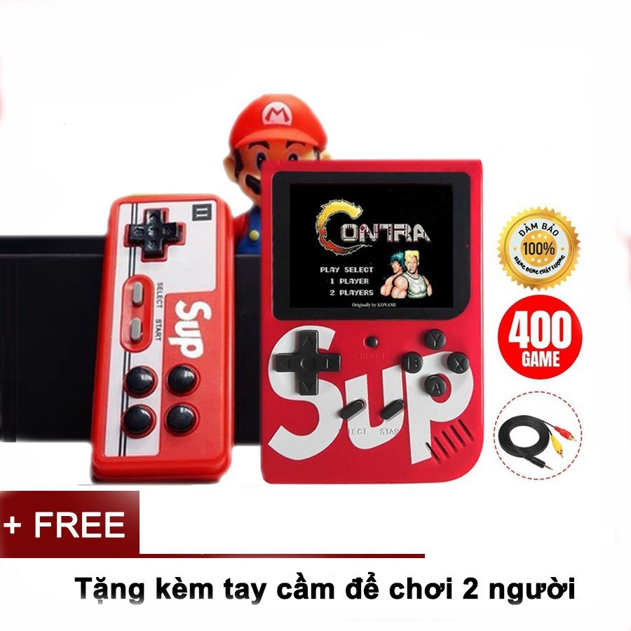 Máy Chơi Game SUP 400 trò chơi , SUP400 Cầm Tay G1 Plus 400 In 1 - HƠN 400 TRÒ CHƠI [TẶNG KÈM TAY CHƠI GAME] | BigBuy360 - bigbuy360.vn