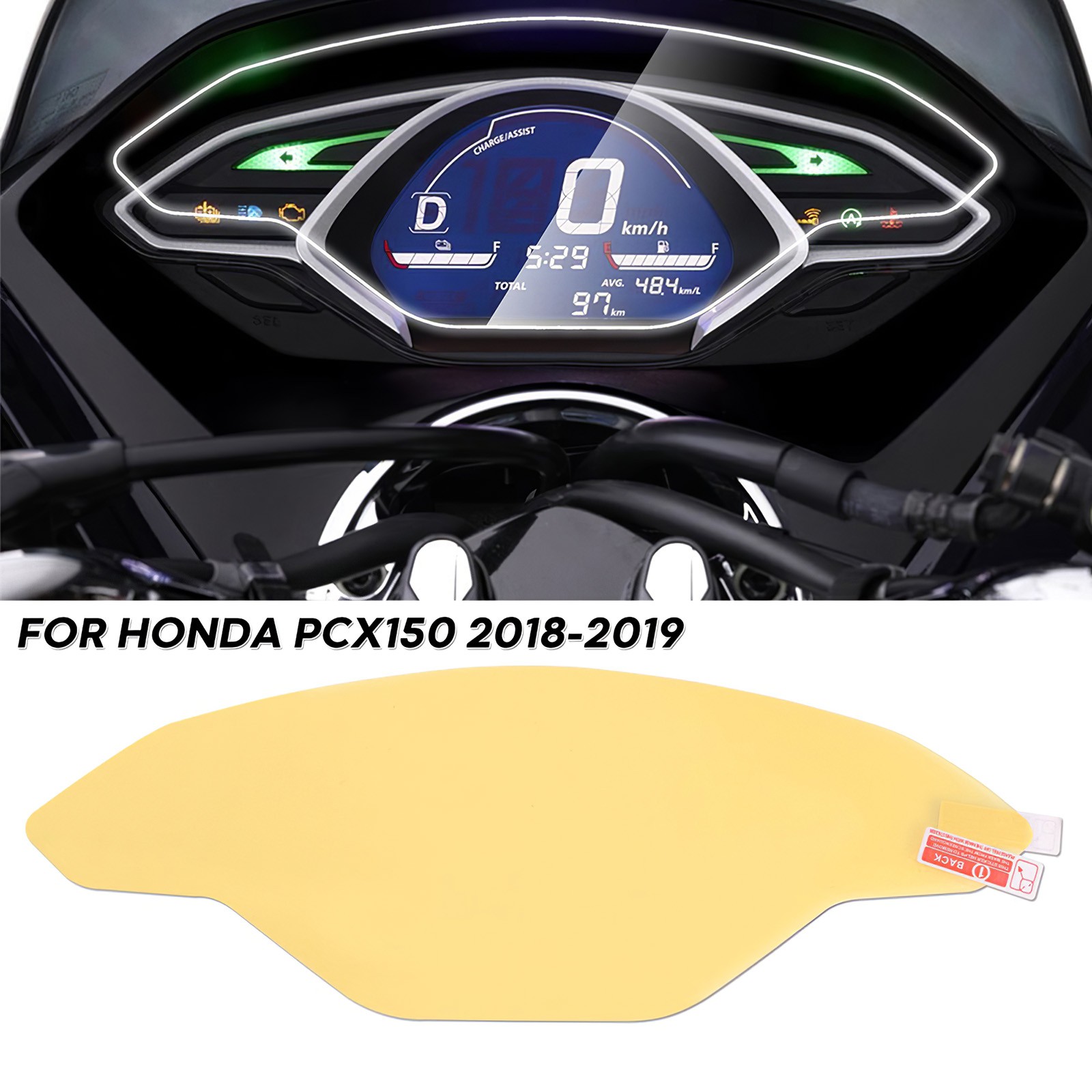 Phim Dán Bảo Vệ Màn Hình Đồng Hồ Xe Mô Tô Honda Pcx150 2018-2019