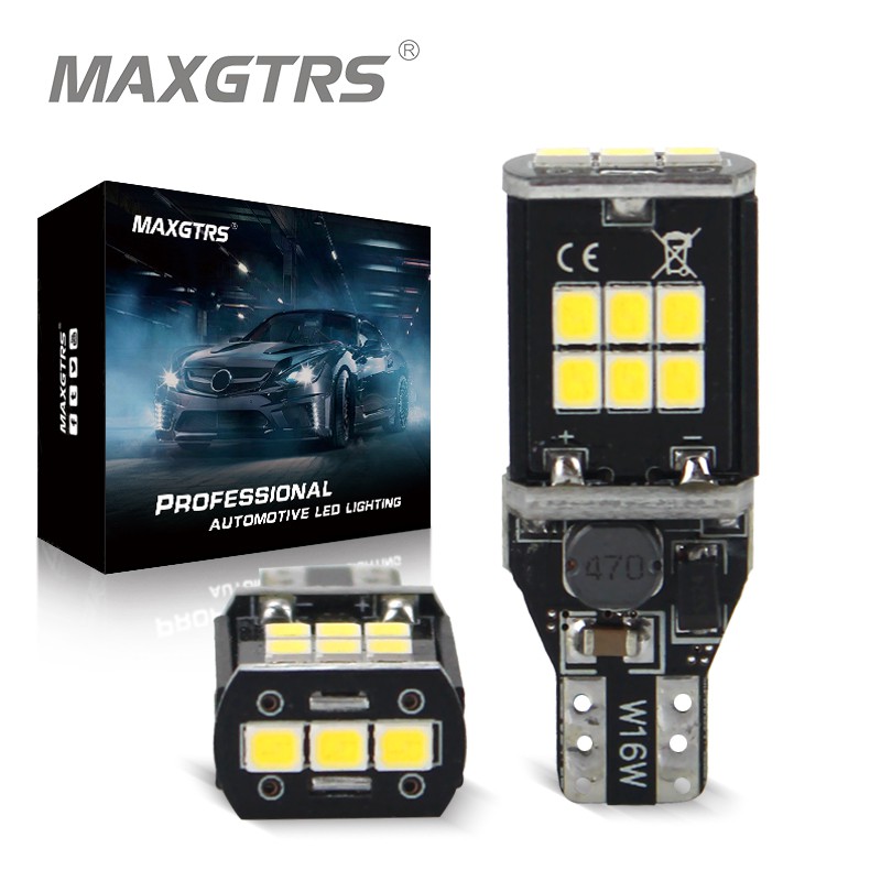 Bộ 2 Bóng Đèn Led MAXGTRS T15 W16W 921 912 Chuyên Dụng Cho Xe Hơi