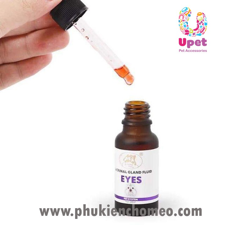 Siro uống  trị chảy nước mắt ở chó mèo , làm vết ố vàng tại tuyến lệ ,sản phẩm an toàn khi sử dụng