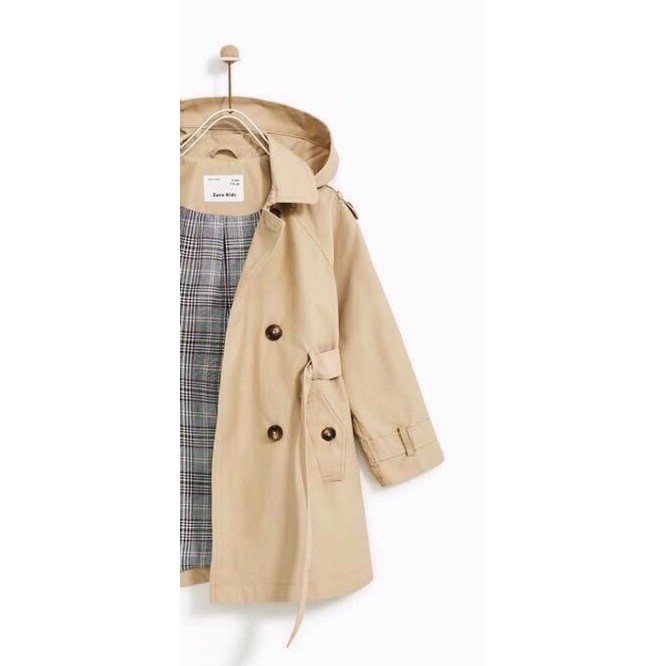Áo măng tô Zara Kids cho bé nam nữ